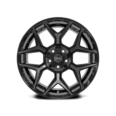 4P06 BBT Gloss Black / Brushed Face-Tinted Clear
