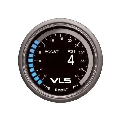 Revel® - VLS™ 2-1/16" Digital OLED Boost Gauge, 30inHg-45PSI