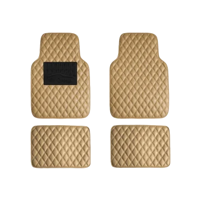 Luxury Leather Floor Mat Set