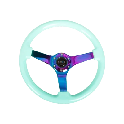 3-Spoke Minty Fresh Wood Grain Reinforced