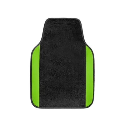Row Green Carpet Floor Mat Set