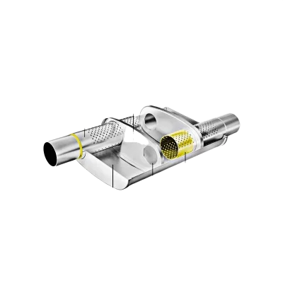 MagnaFlow® - XL Series Stainless Steel Oval Gray Exhaust Muffler