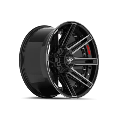 4P08 BBT Gloss Black / Brushed Face-Tinted Clear