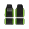 Row Green Carpet Floor Mat Set