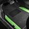 Row Green Carpet Floor Mat Set
