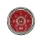 Classic Instruments® - V8 Red Steelie Series Boost/Vacuum Gauge, -30 in Hg +30 PSI